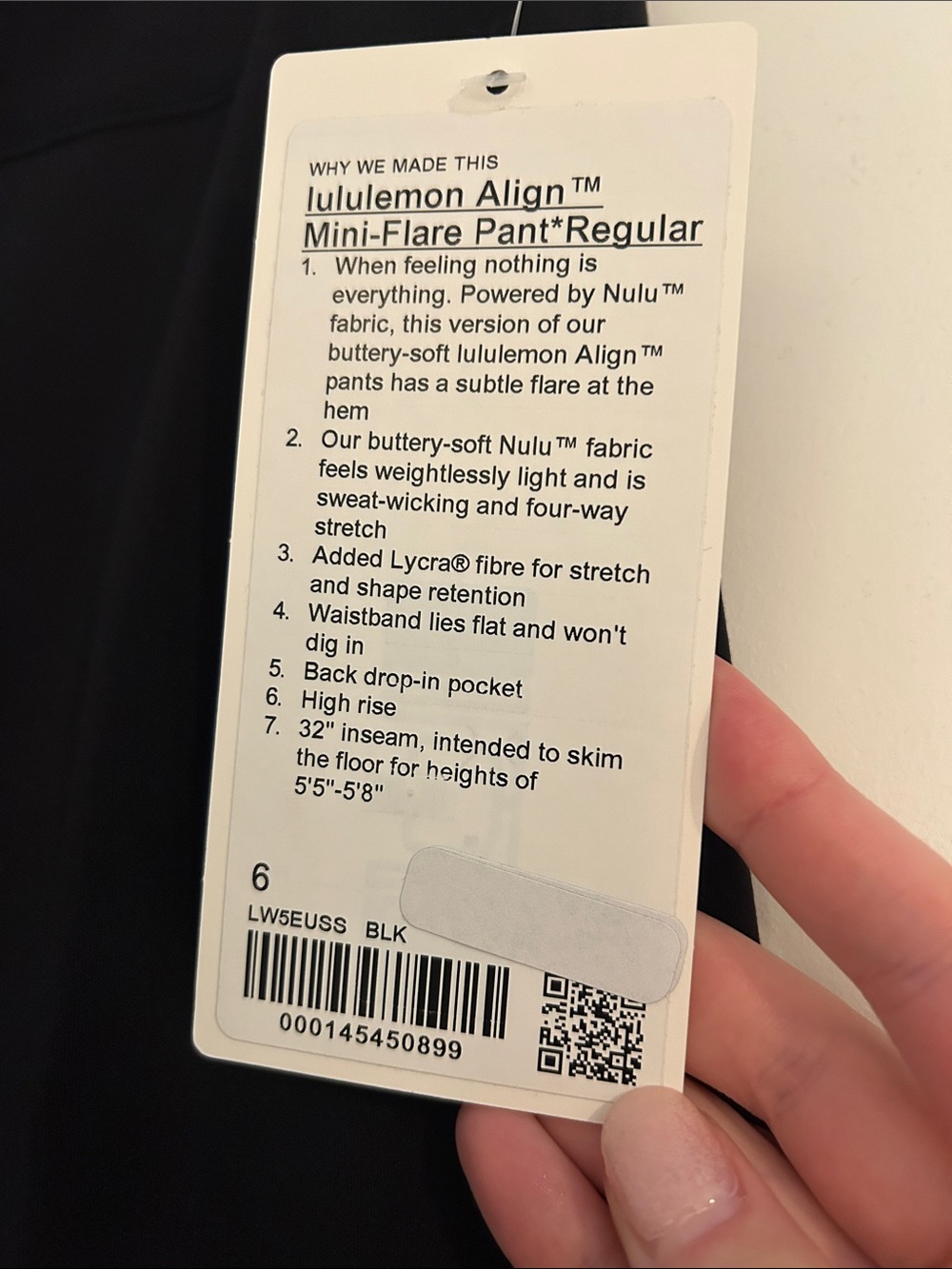 NWT lululemon Align™ High-Rise Mini-Flare Pant - Picture 3 of 4